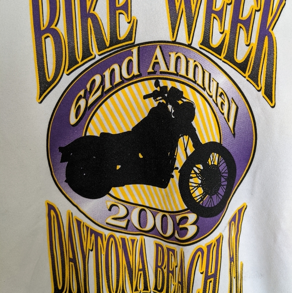 03 Daytona Beach Bike Week Sweatshirt M - Picture 2 of 3
